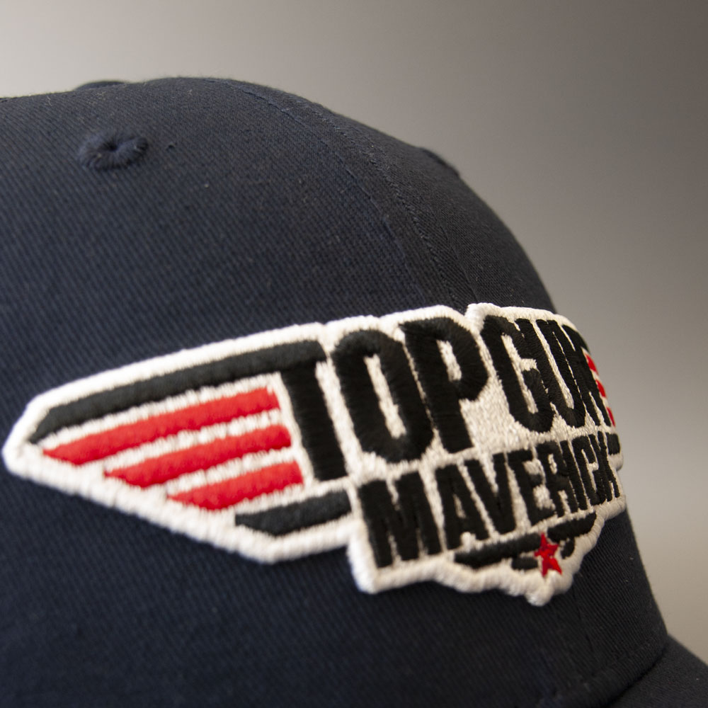 Casquette Américaine Visière Top Gun Brodée - Pilote US Air Force Sergent Aviateur Militaire - Taille Unique Réglable
